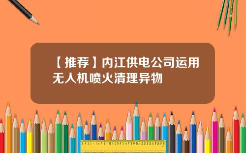 【推荐】内江供电公司运用无人机喷火清理异物