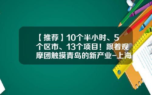 【推荐】10个半小时、5个区市、13个项目！跟着观摩团触摸青岛的新产业-上海赞宸国际海运货运代理公司