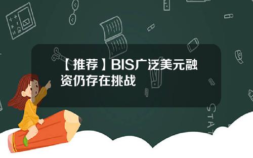 【推荐】BIS广泛美元融资仍存在挑战