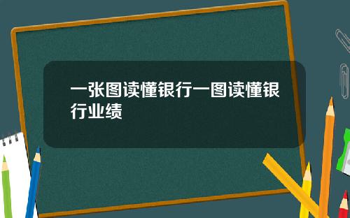一张图读懂银行一图读懂银行业绩