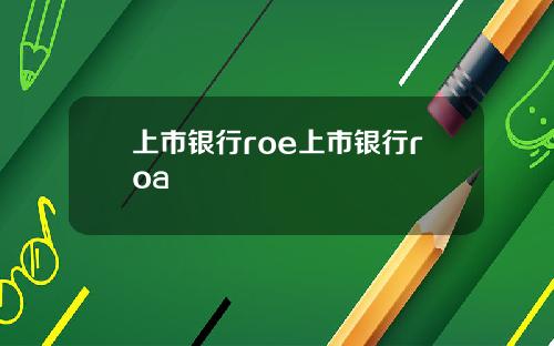 上市银行roe上市银行roa