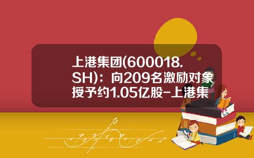 上港集团(600018.SH)：向209名激励对象授予约1.05亿股-上港集团股票资讯