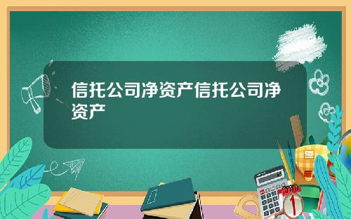 信托公司净资产信托公司净资产