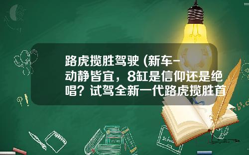 路虎揽胜驾驶 (新车- 动静皆宜，8缸是信仰还是绝唱？试驾全新一代路虎揽胜首发版)_1