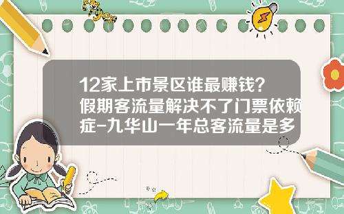 12家上市景区谁最赚钱？假期客流量解决不了门票依赖症-九华山一年总客流量是多少