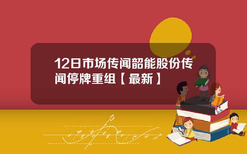 12日市场传闻韶能股份传闻停牌重组【最新】