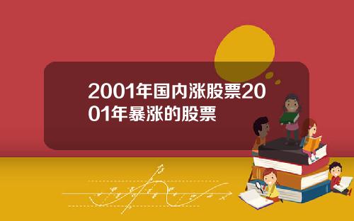 2001年国内涨股票2001年暴涨的股票