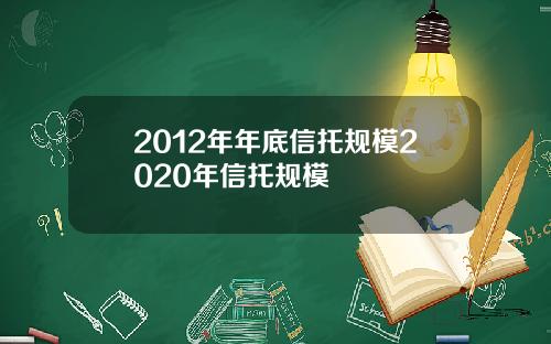 2012年年底信托规模2020年信托规模