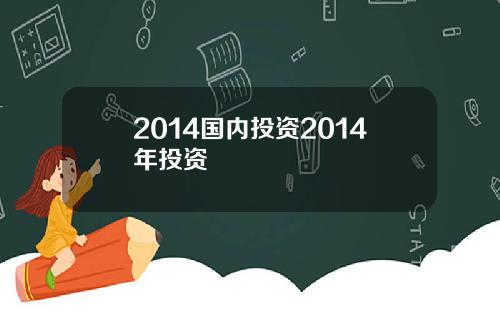 2014国内投资2014年投资