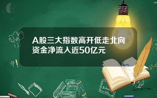A股三大指数高开低走北向资金净流入近50亿元
