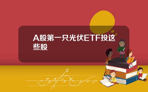A股第一只光伏ETF投这些股