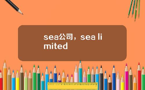 sea公司，sea limited