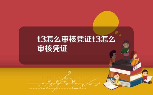 t3怎么审核凭证t3怎么审核凭证