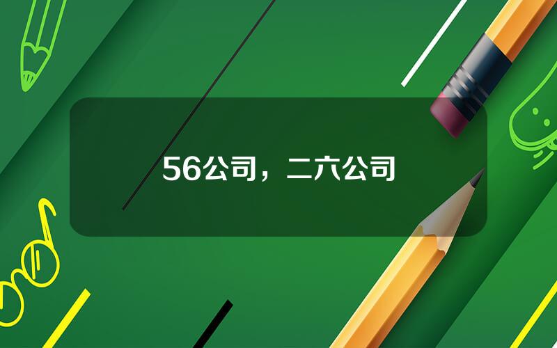 56公司，二六公司