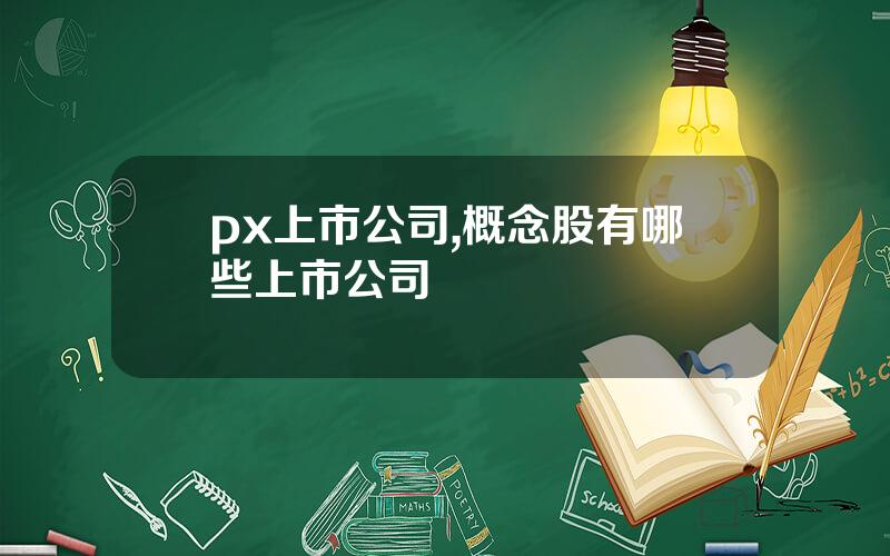 px上市公司,概念股有哪些上市公司