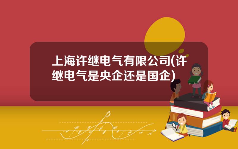 上海许继电气有限公司(许继电气是央企还是国企)